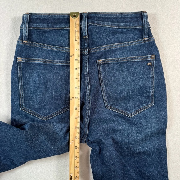 Madewell Jeans Womens 26 Blue Curvy Skinny High Rise Dark Wash Stretch - Picture 10 of 13